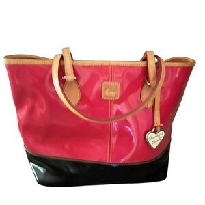 Dooney and Bourke Patent Leather Tote Bag